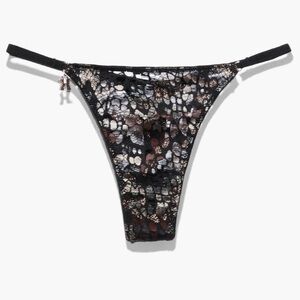 Savage X Fenty Snake Print Thong 2X Cold Hearted Snake Collection